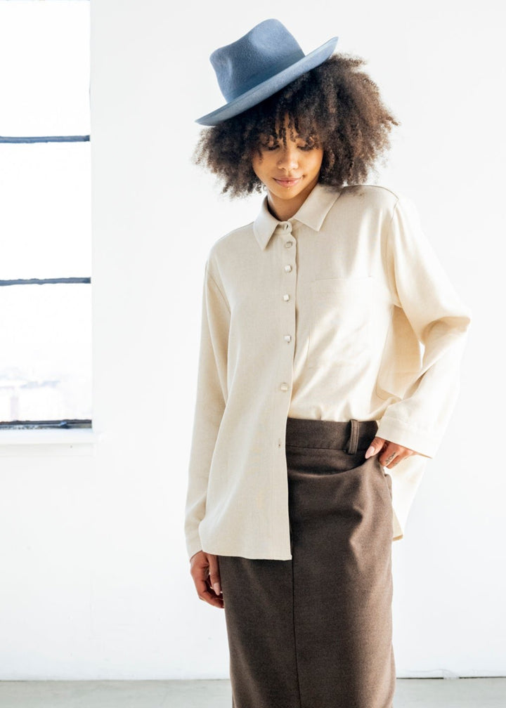 Linen buttoned down shirt
Chemise en lin