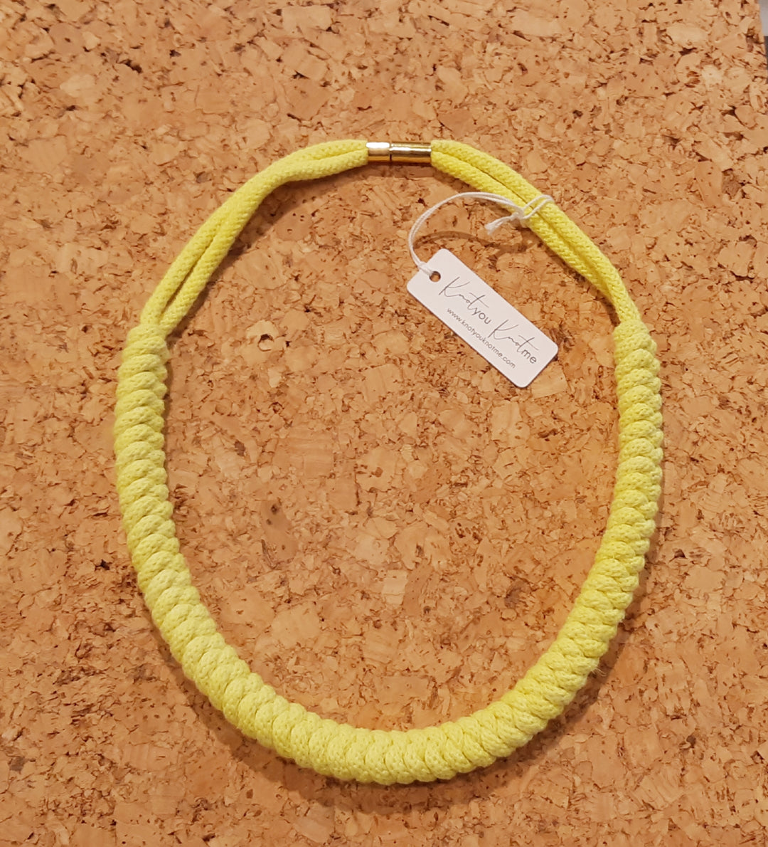 Rowan - Tight-Knot Cotton Necklace