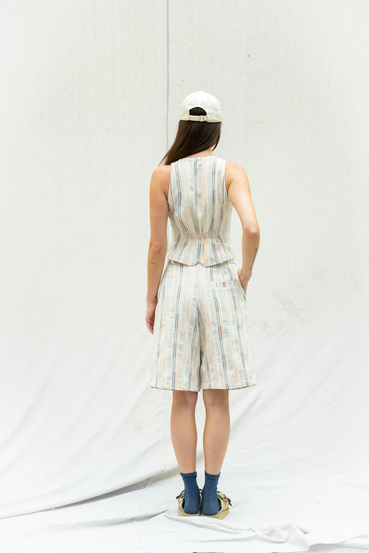 Almost Perfect Bogota Striped Waistcoat