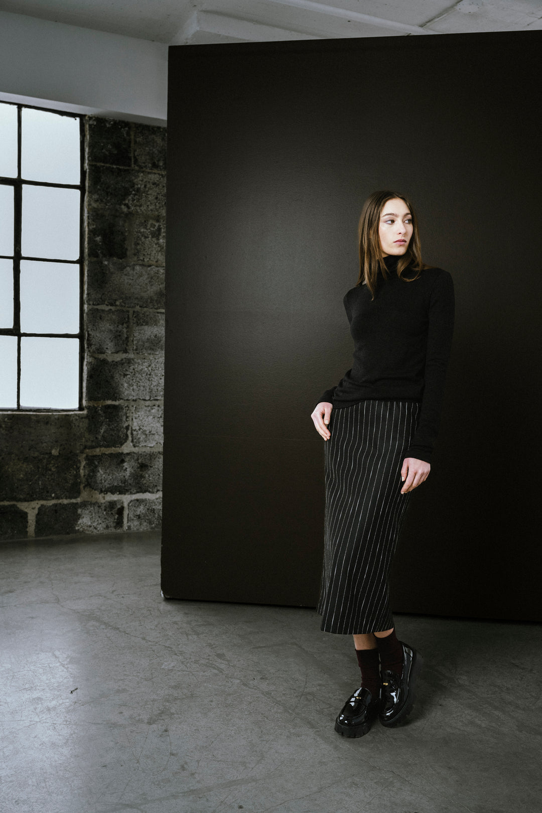 Regent Skirt Pinstripe