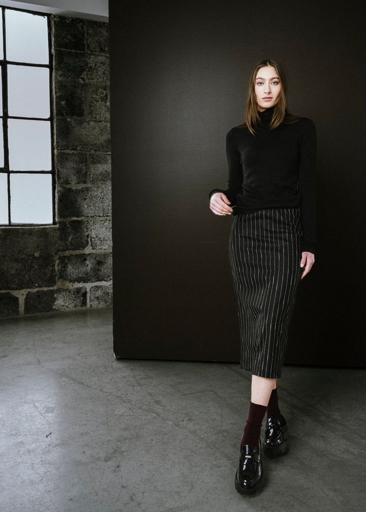Regent Skirt Pinstripe