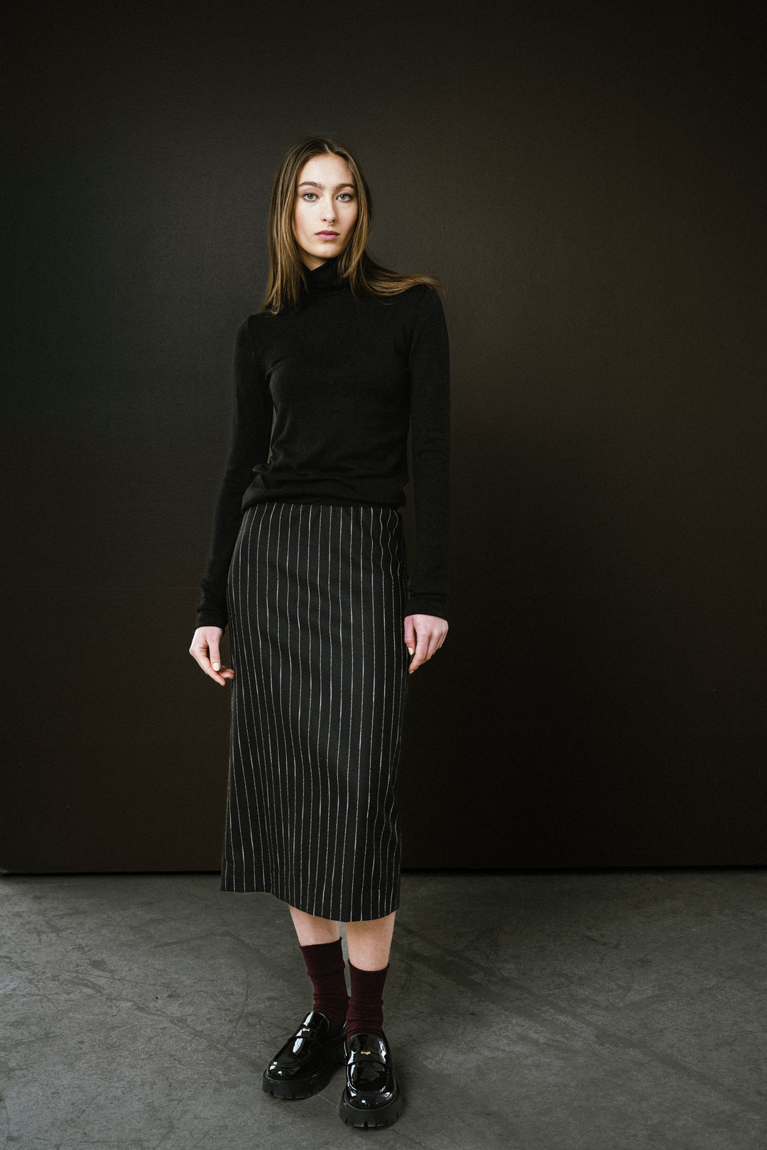 Regent Skirt Pinstripe