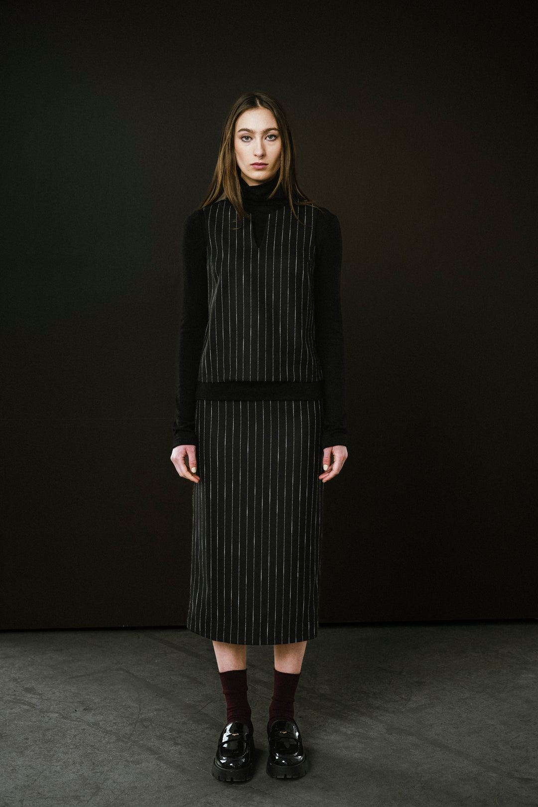 Regent Top Pinstripe
