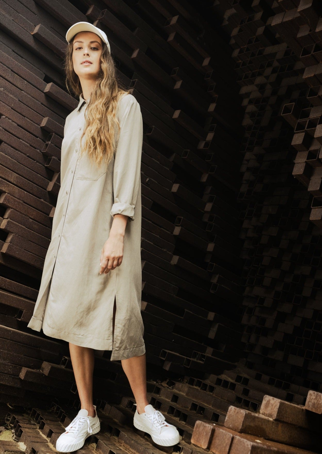 ワンピース theredthread G tech jersey blouse dress Gant Apparel Womens C-NECK SS JERSEY DRESS 620/BRIGHT RED