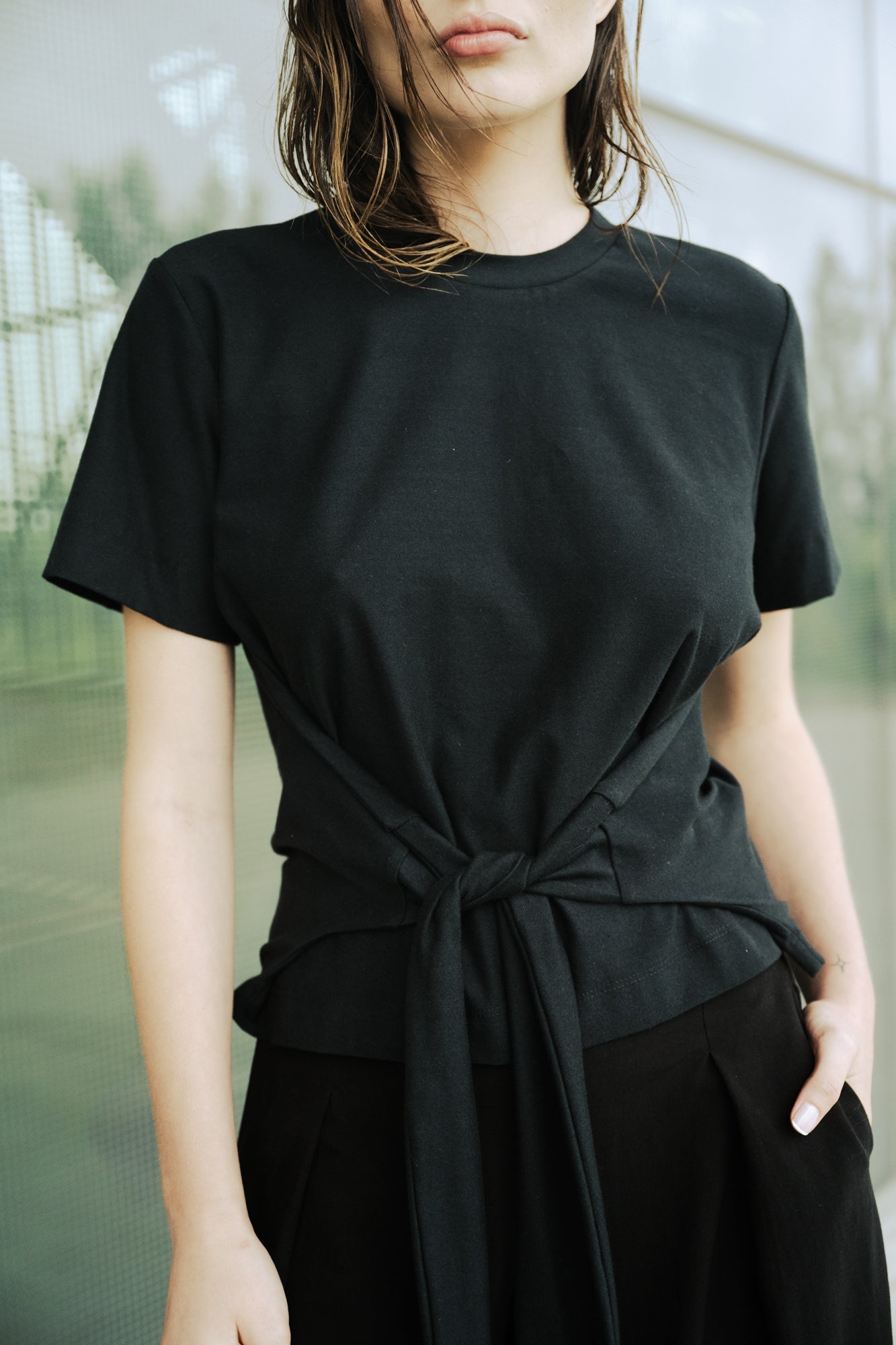IMPERFECT Manilla Belted T-shirt
