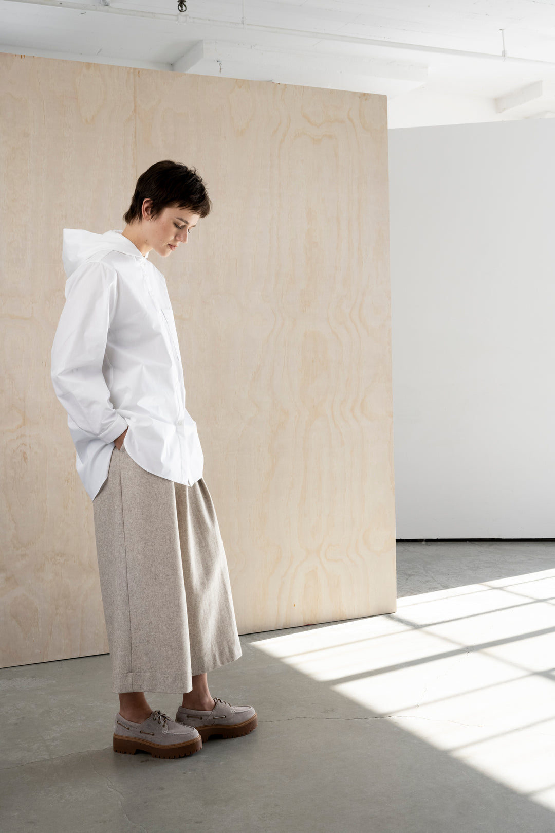 Saville hooded shirt