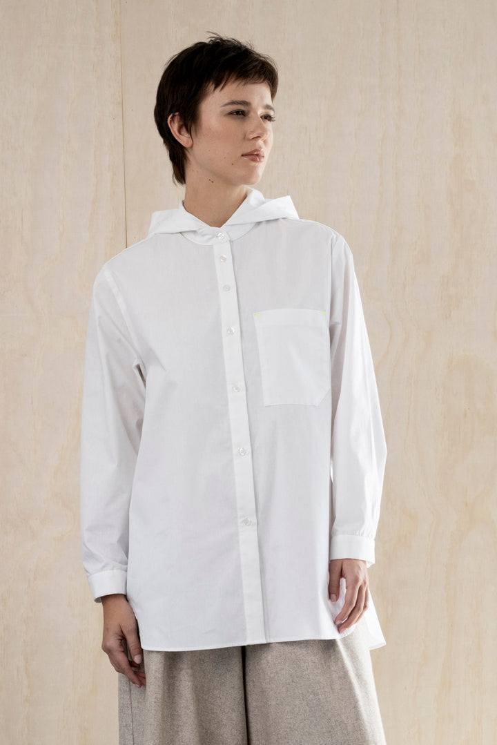 Saville hooded shirt