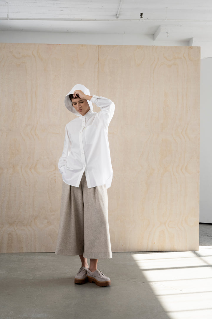 Saville hooded shirt