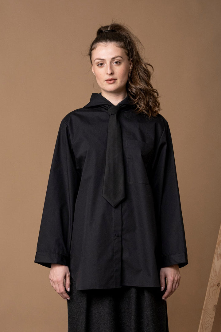 Saville hooded shirt