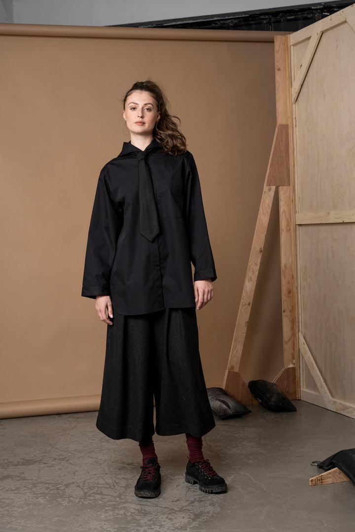 Saville hooded shirt