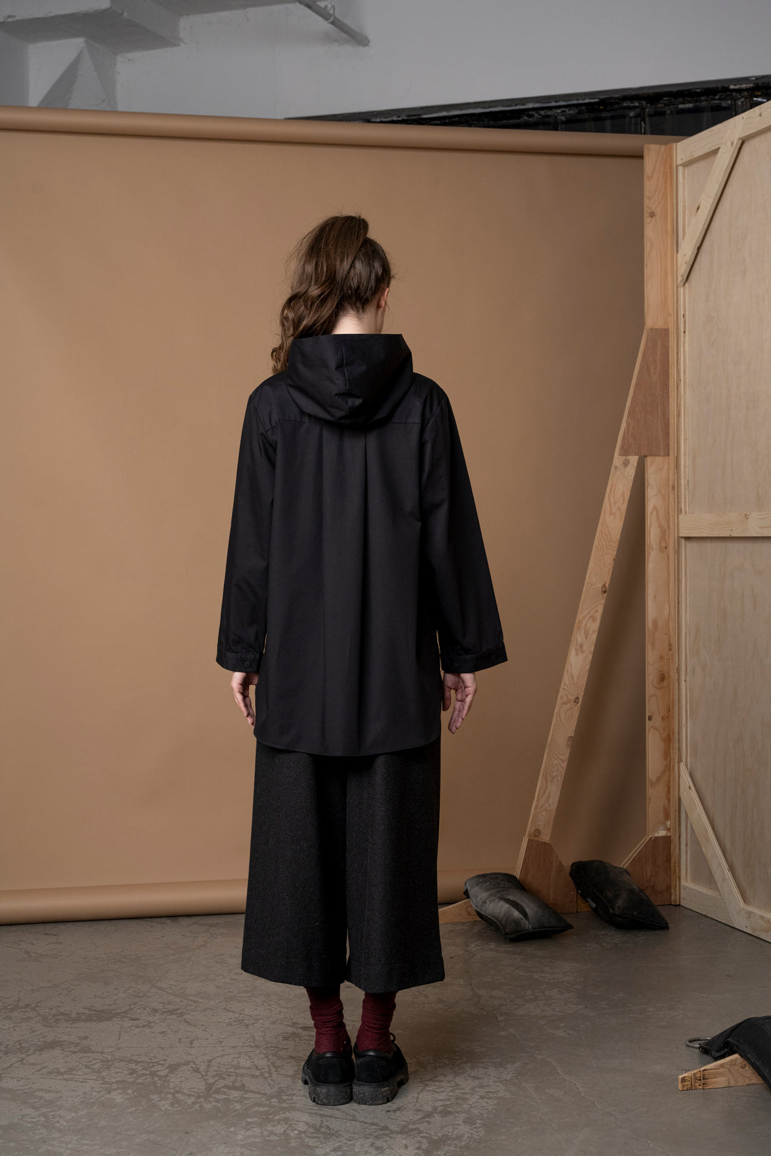 Saville hooded shirt