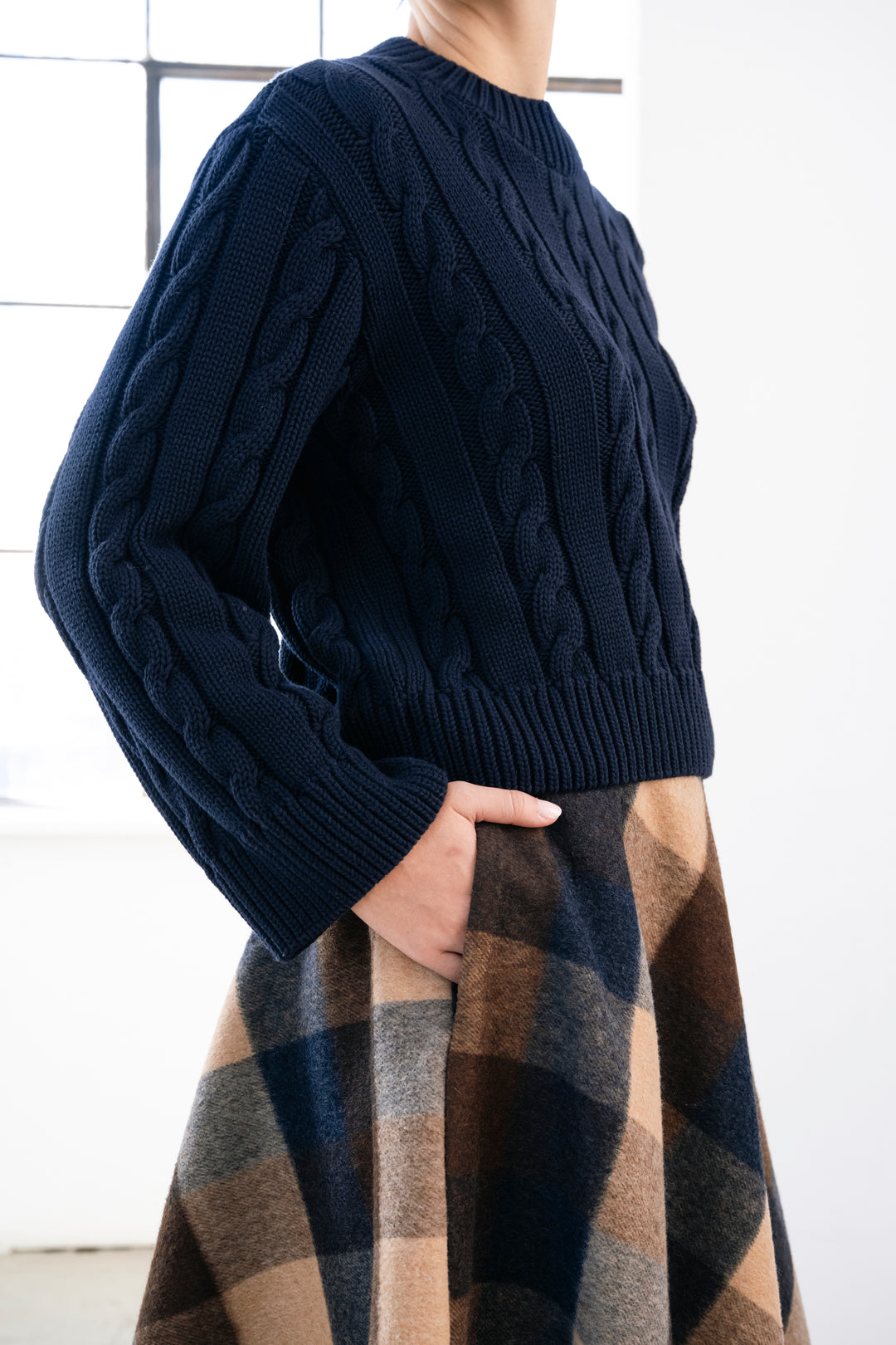 Pull en coton tricoté Chelsea