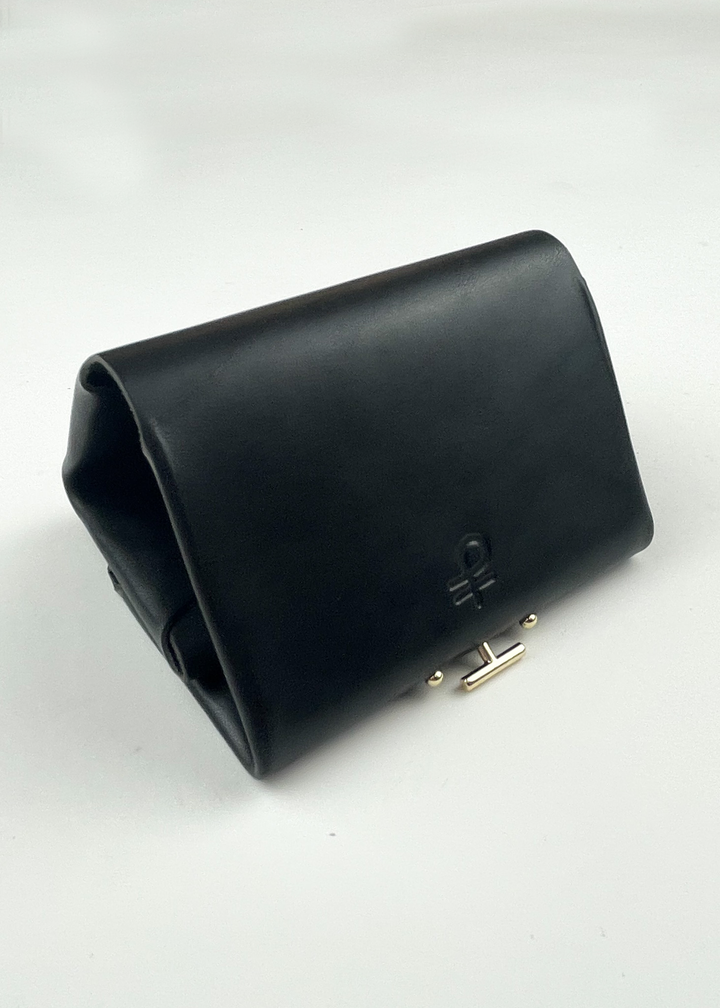 Iris Card Holder Black