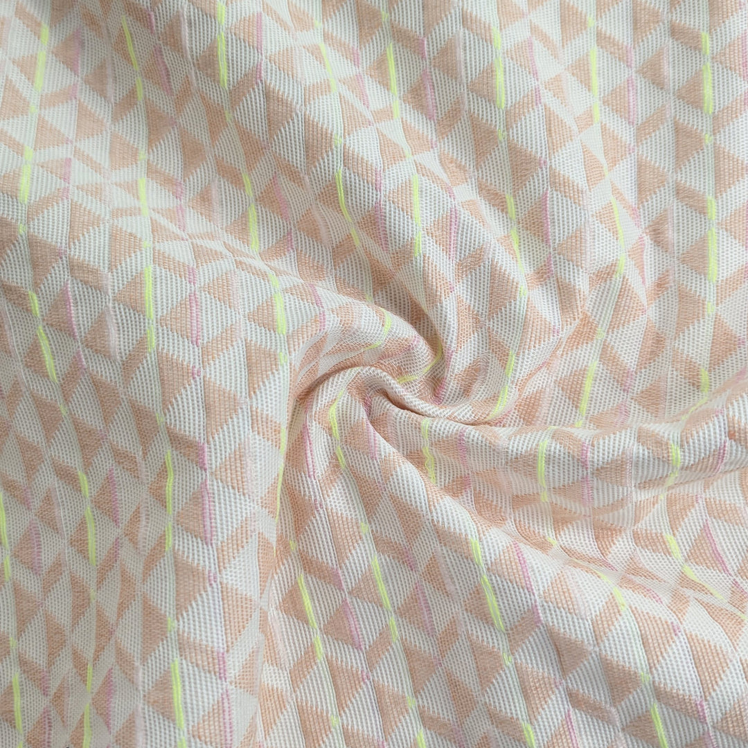 Tissu Jacquard Marianne Rose