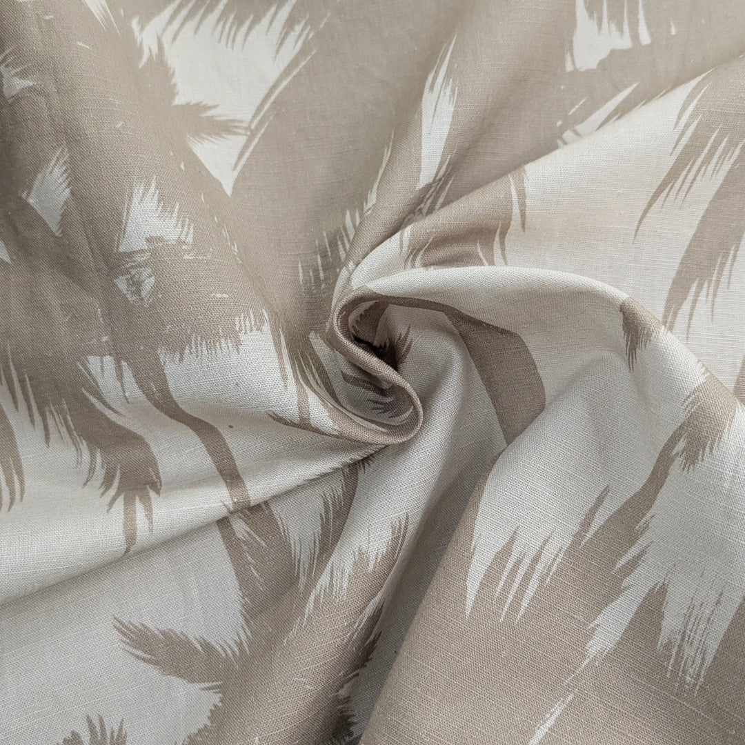 Beige Tropical Fabric