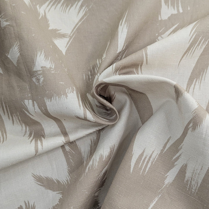 Beige Tropical Fabric