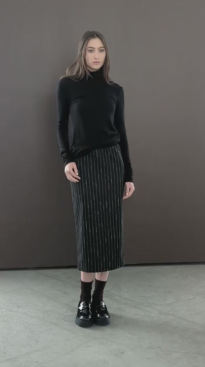 Regent Skirt Pinstripe