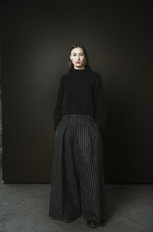 Nancy Pinstripe Trousers