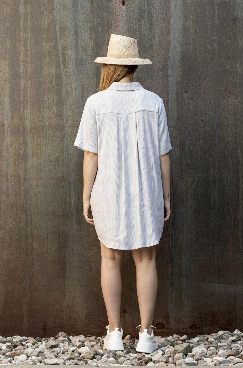 Almost Perfect Atlantica Shirt Dress - L