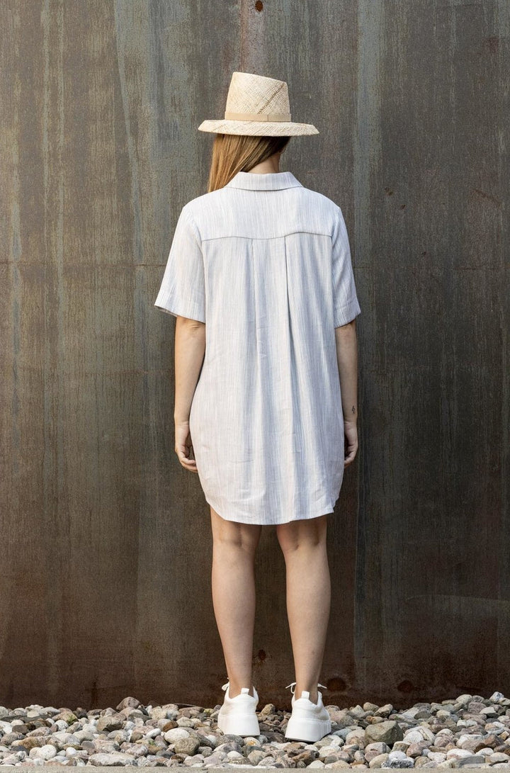 Almost Perfect Atlantica Shirt Dress - L