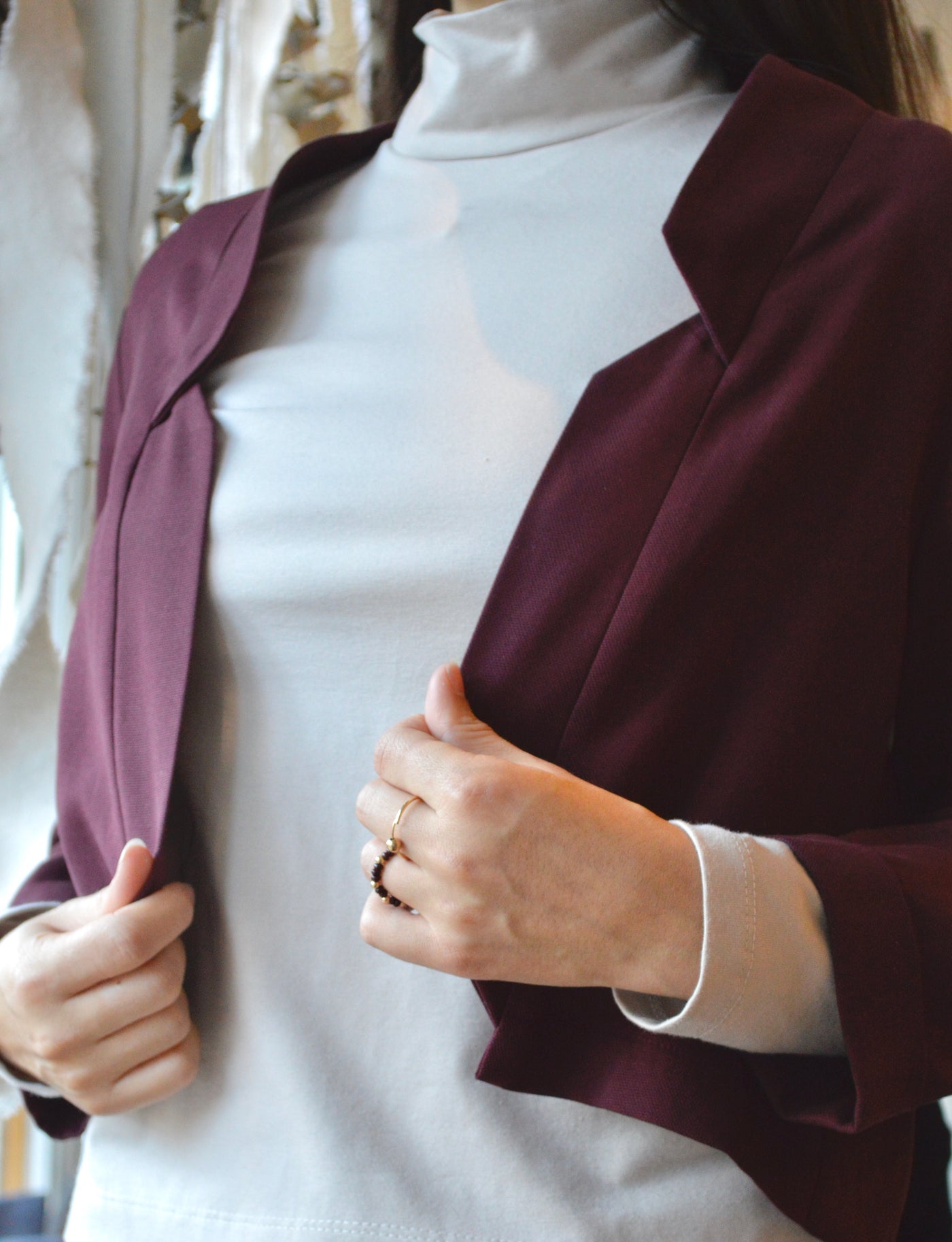 Veste Nassau en Tencel Piqué