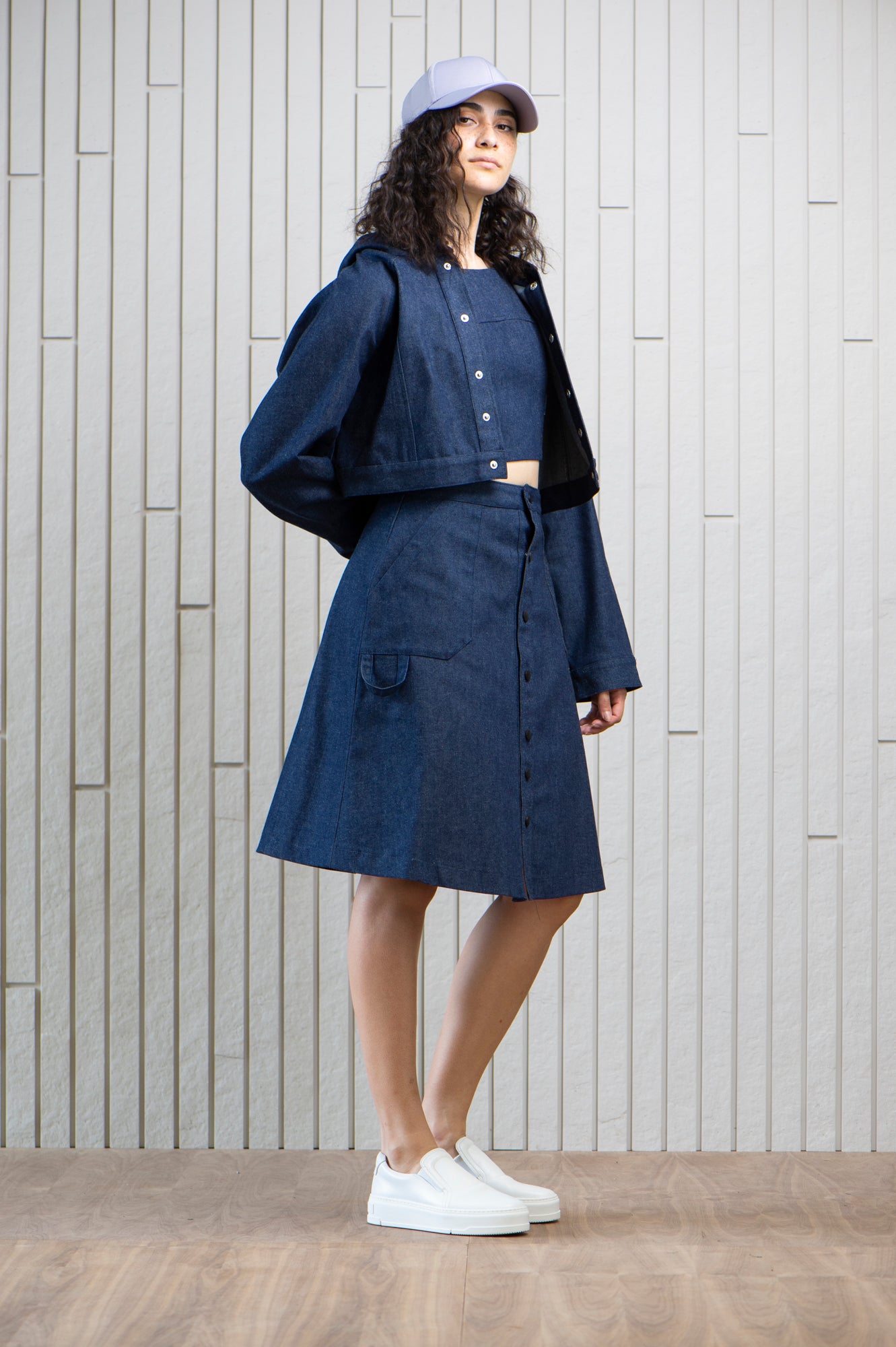 northstar-denim-skirt-Canadian-designer-pockets-button-indigo