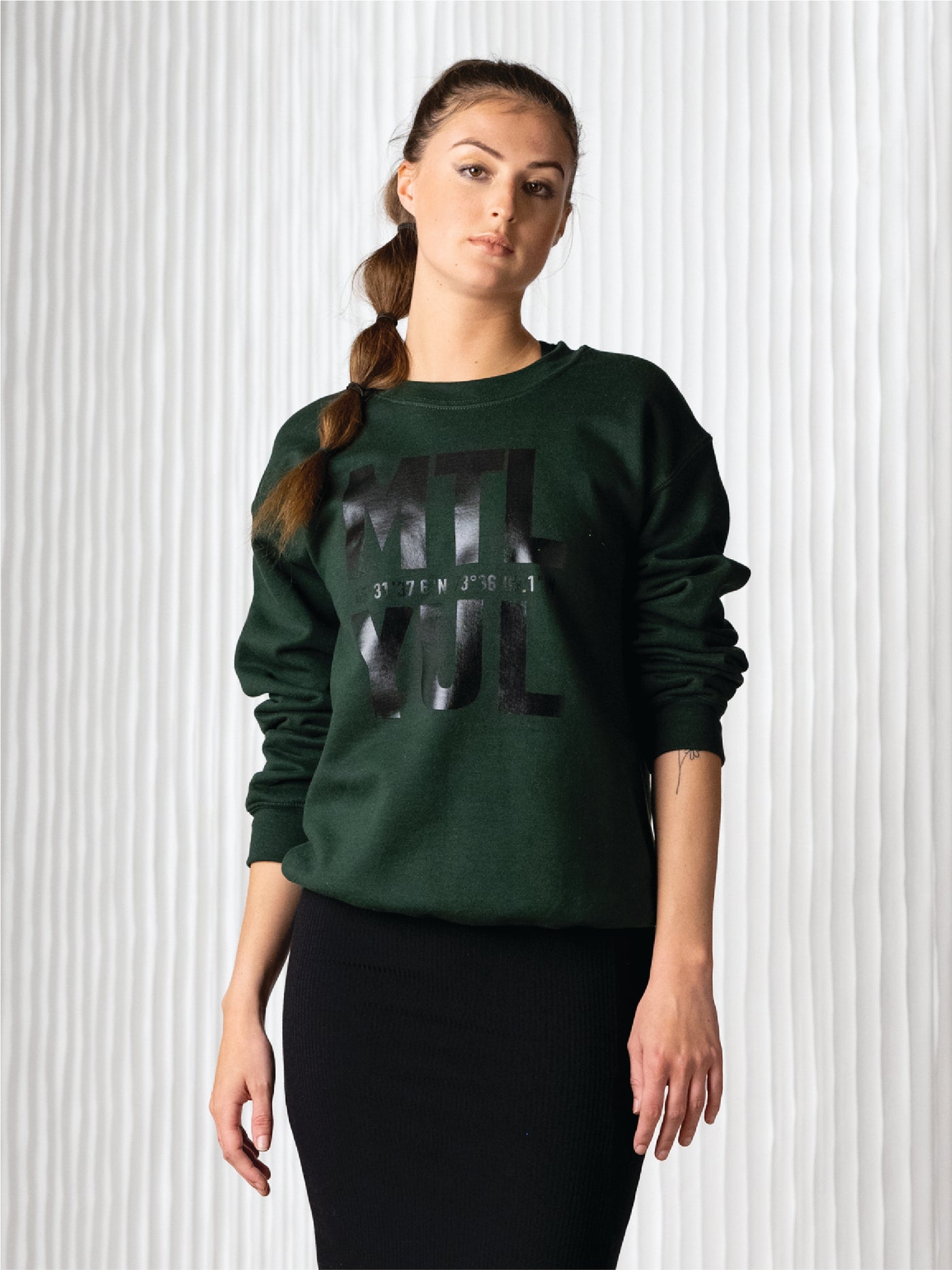 PRINTED CREWNECK - MTL/YUL