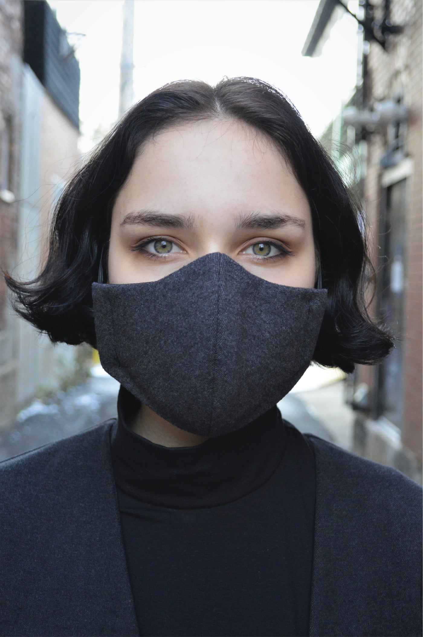 Masque 3 épaisseurs - Velour Charcoal
